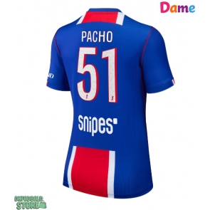 Paris Saint-Germain Willian Pacho #51 Replika Hjemmebanetrøje Dame 2026-27 Kortærmet